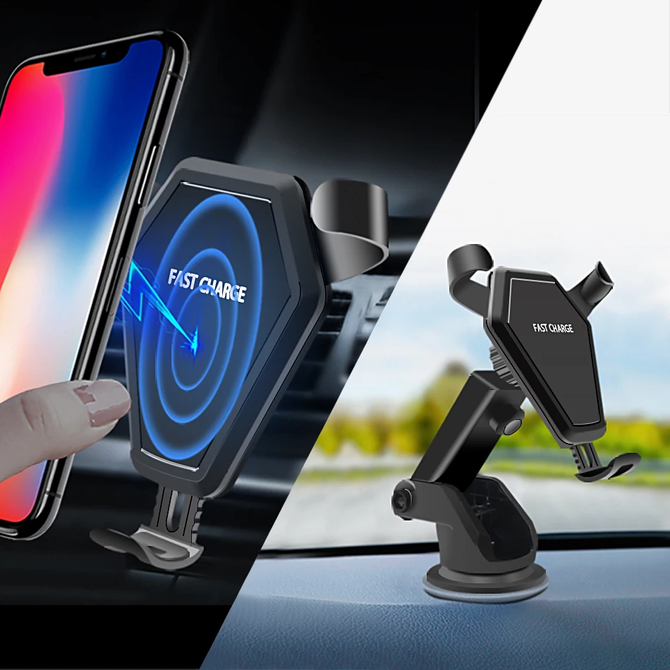 QI Wireless Car Charger Holder 4