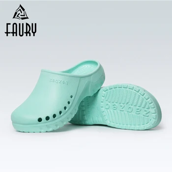 

Men's Doctor Nursing Surgical Shoe Pet Hospital Dental Operating Room Anti-slip Slippers Medical Clogs Women Cleaning Work Shoes