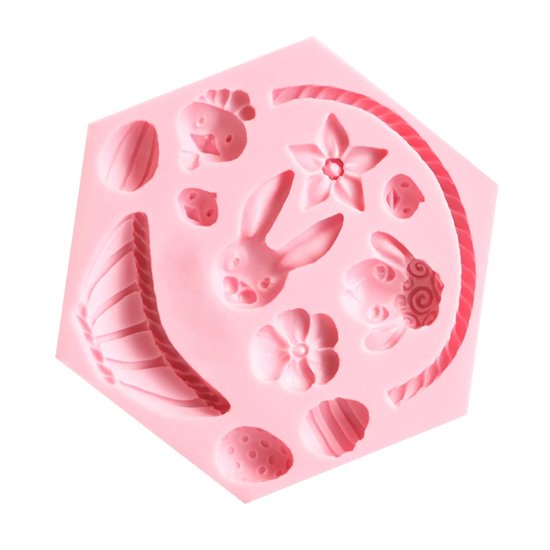 Luyou 3D Цветочная корзина силиконовая форма для торта помадка форма для украшения торта инструменты Кролик цветок Форма для шоколадной мастики FM1455