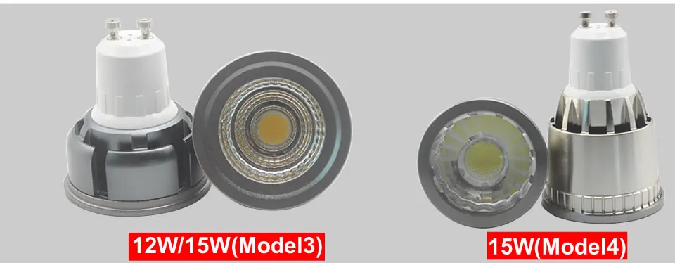 3 Вт 5 Вт Светодиодный точечный светильник smd2835 4 шт. светодиоды GU10 g5.3 светодиодная лампа 9 Вт 12 Вт 15 Вт led cob светильник ac 110 В 220 в 240 в супер яркий Домашний Светильник