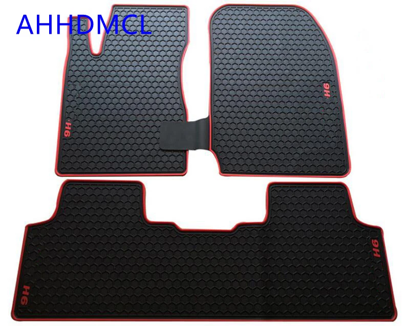 AHHDMCL Car Rubber Floor Mat Non Slip Mats Feet Rugs For Great Wall Haval H6 Coupe 2015 2016