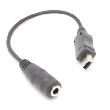 

USB Mini B male - 3.5mm Audio Jack female Adapter adaptor Cable new