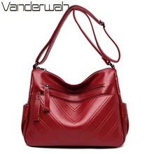 Клетчатые сумки для мам с несколькими карманами для женщин, роскошные кожаные сумки, женские сумки, дизайнерские женские сумки через плечо, сумка-мессенджер