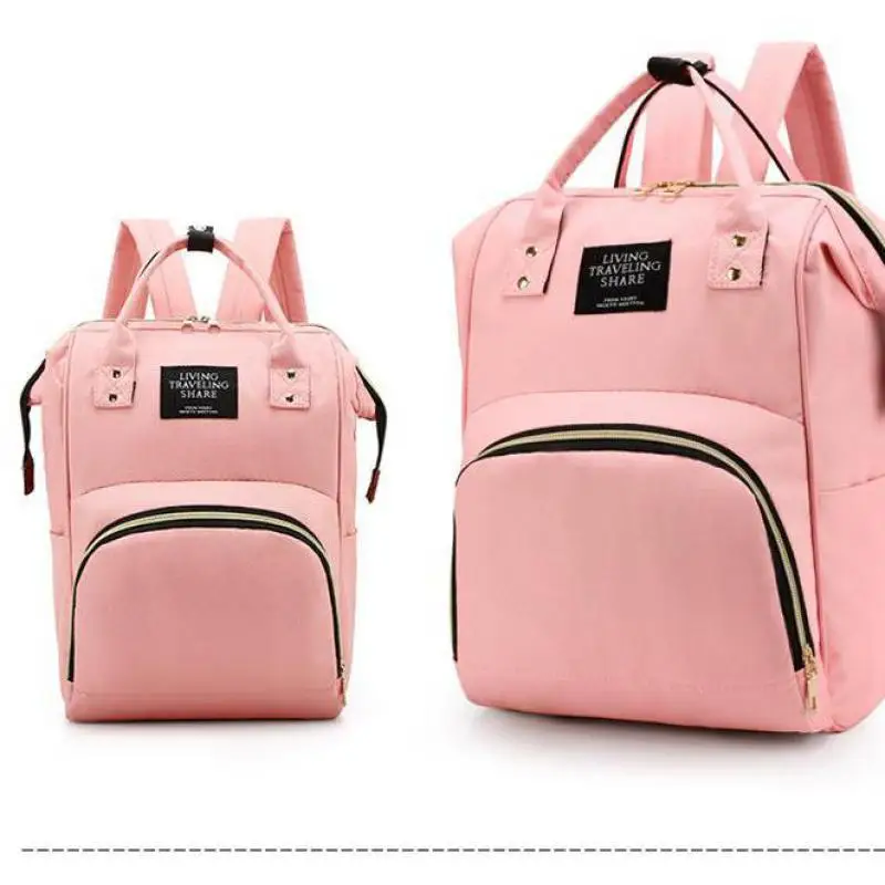 Рюкзак с надписью MOM водонепроницаемый детский подгузник сумки Мумия материнства подгузник сумка для кормления дорожная сумка большая Ёмкость Bolsas Maternidade - Цвет: Deep pink