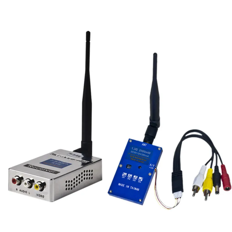 1 3G 2W 2000mW PAL/NTSC беспроводной AV VTX FPV передатчик приемник Combo для RC Drone | Игрушки и