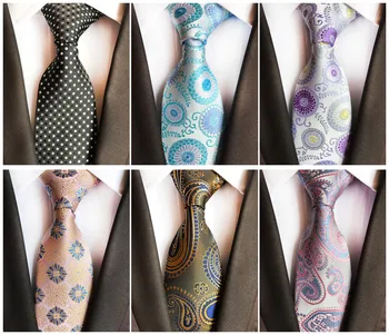 

High Quality Polyester Silk Paisley Cashew Flower Decoration Tie 2020 Explosion Models Men's Business Accessories Tie Boutique
