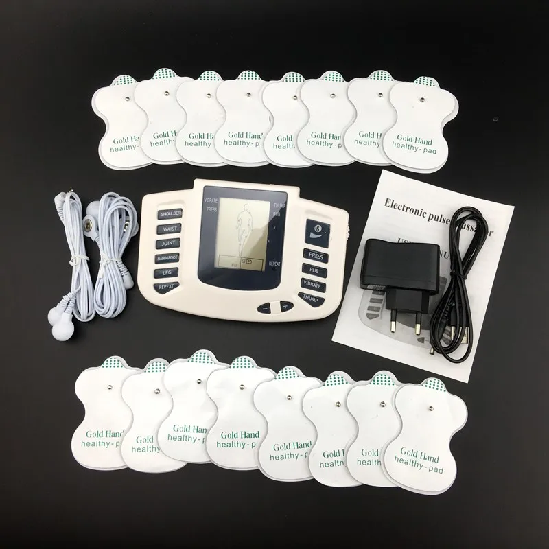 Electronic Body Slimming Pulse Massage for Muscle Relax Pain Relief Stimulator Massageador Tens Acupuncture Therapy Machine