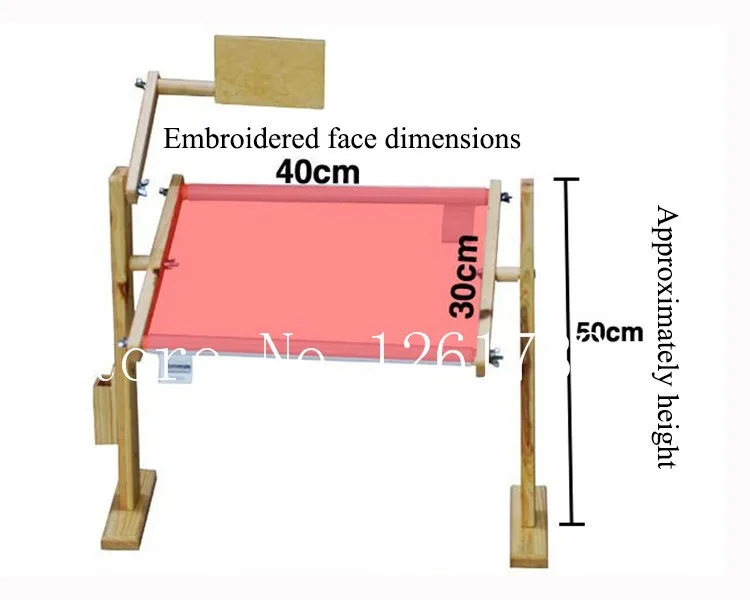 Регулируемая стойка для вышивки крестом из цельного дерева, настольная деревянная подставка для вышивки крестом, Китайский Набор для вышивки крестом 30*40*50 см