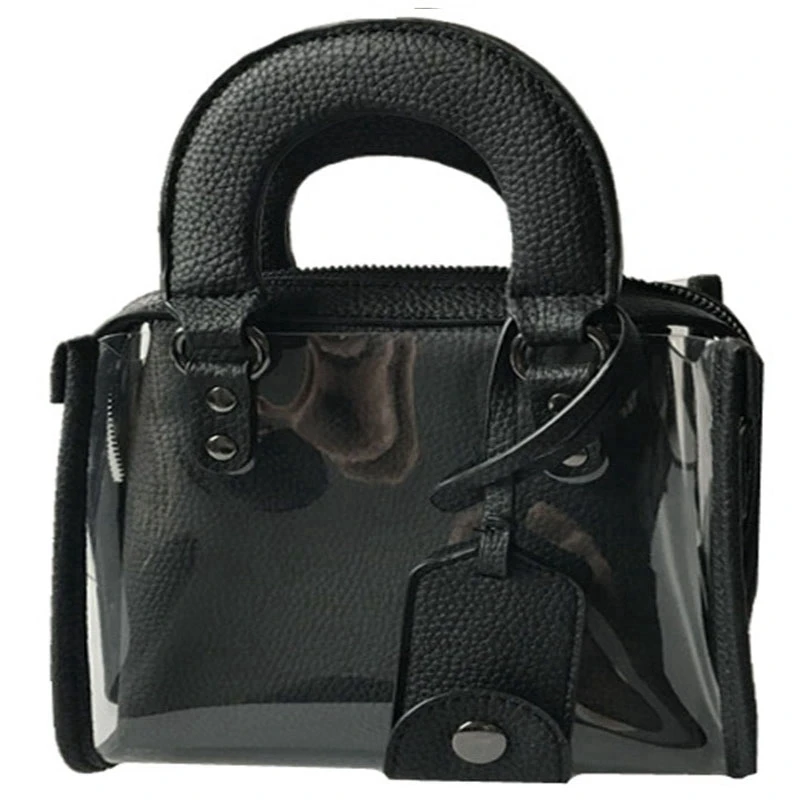 

ABSF Fashion Women'S Bags Trumpet Summer Transparent Jelly Shoulder Messenger Bag Female Beach Bag Tote