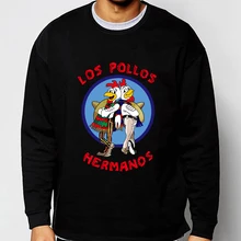 Мужские модные толстовки с надписью «Breaking Bad», LOS POLLOS Hermanos the Chicken Brothers, новинка, весенне-зимние модные толстовки с капюшоном, мужские S-2XL