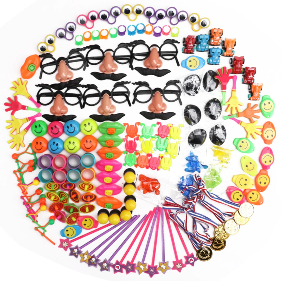

Wholesale Price 150Pcs/Lot Children Small Toys Party Prop Set Birthday Party Holiday DIY Decorations Favor Prizes for Kids Gift