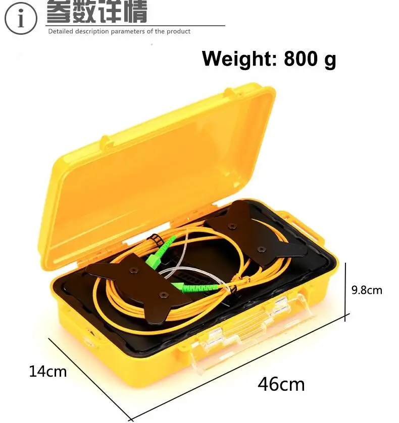 SM, 9/125, G652D-500M, OTDR Dead Zone Eliminator, Fibe Ring, 500 м волоконно оптический рефлектометр launch Cable test Box, SMA on I/P Lead, SMA on O/P Lead