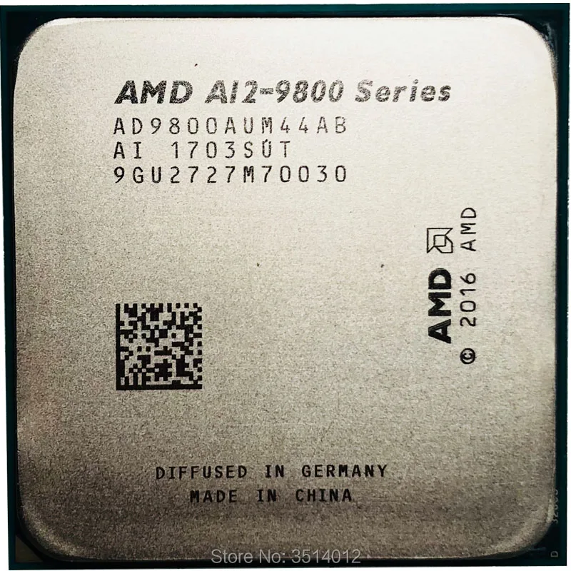 AMD A12-Series A12-9800 A12 9800 3 8 ГГц Quad-Core Процессор процессор AD9800AUM44AB/AD980BAUM44AB гнездо AM4 |