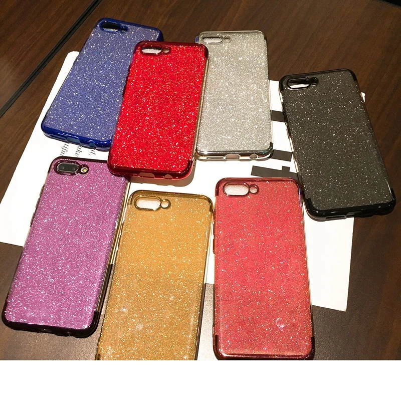 for huawei p20 lite Pro plus mate 9 10 Pro soft silicone glitter case (2)
