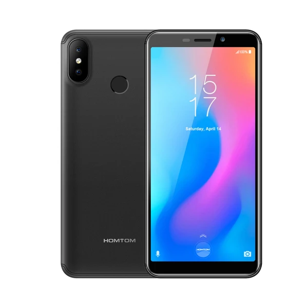 HOMTOM C2 5," 18:9 HD+ 4G смартфон Android 8,1 четырехъядерный 2 Гб ОЗУ 16 Гб ПЗУ мобильный телефон с функцией распознавания лица 3000 мАч - Цвет: C2 Grey