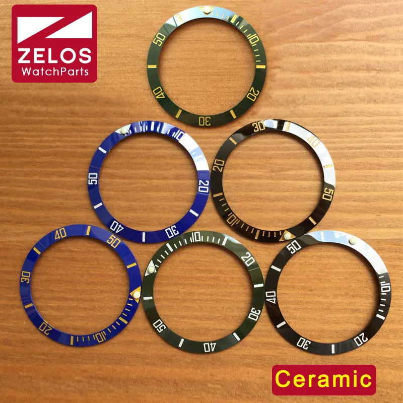 Inserir para Rlx Peças de Reposição Nova Alta Qualidade Cerâmica Rolex Assista Bezel Sub Mar Relógio Aftermarket 116610 116613 114060 38mm
