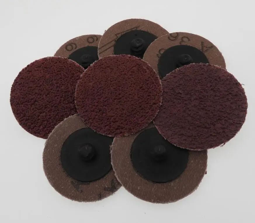 

1000PCS 3 Inch 36 Grit Aluminum Oxide Quick-Change Roll Lock Surface Conditioning Disc