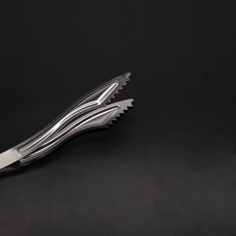 Hookah Tongs Sawtooth Style Metal Shisha Hookah Charcoal Tongs Tweezers or Water Pipe / Sheesha / Chicha Narguile Accessories Gadget SH105