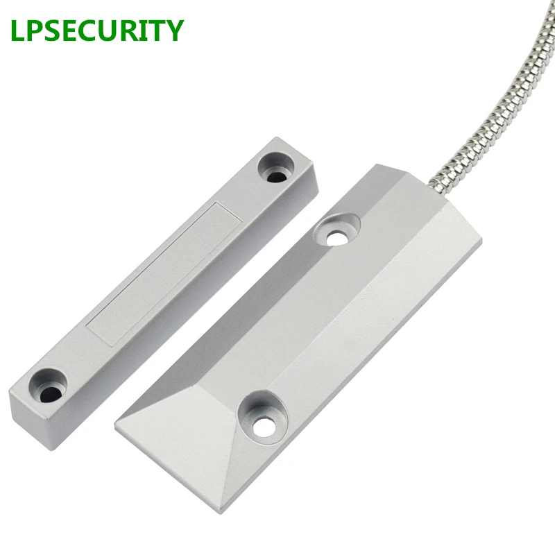 Precio bajo LPSECURITY-persiana enrollable de Metal para garaje, detector de Sensor de puerta de fábrica, interruptor de contacto magnético (normalmente cerrado) p6K9oame