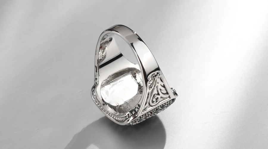 Винтажные Свадебные кольца с черным кристаллом, квадратное серебряное кольцо в стиле панк, модные ювелирные изделия, Женские аксессуары