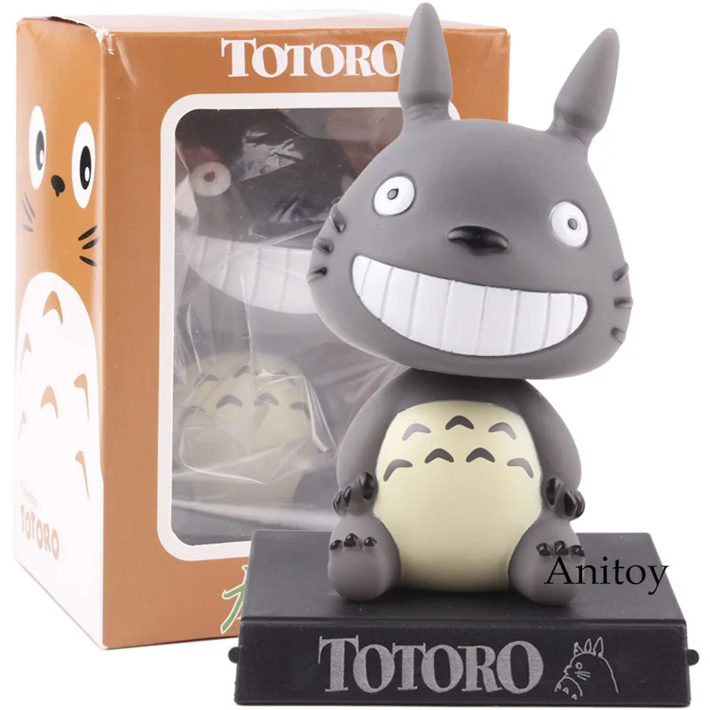 

Phone Bracket Cute Cartoon My Neighbor Totoro Figure Bobble Head Doll PVC Action Figure Miyazaki Studio Ghibli Toys Phone