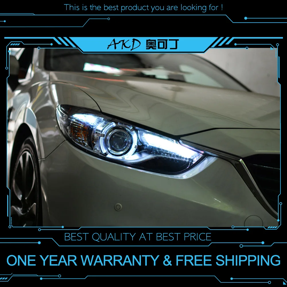 AKD tuning cars Headlight For Mazda 6 mazda6 atenza 2013 2016