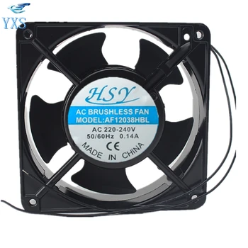 

AF12038HBL AC 220V-240V 23/21W 2900RPM 12038 12CM 120*120**38mm 50/60HZ 2 Wires Soldering Iron Double Ball Bearing Cooling Fan