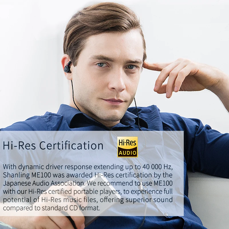 10 мм PE PEEK Dynamic Hi Fi наушники вкладыши SHANLING ME100 полностью алюминиевая конструкция с