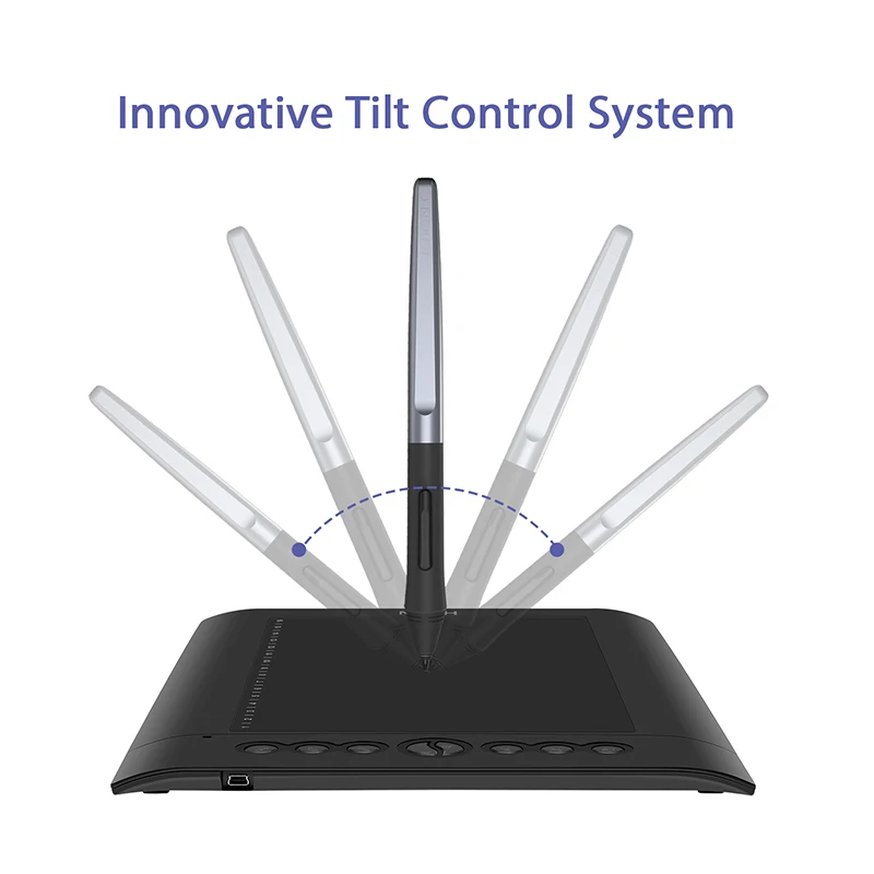 Huion H610 PRO V2 8192 niveles tableta Digital gráficos del dibujo de la tableta de lápiz Tablet con función de inclinación para ganar y Mac - 5
