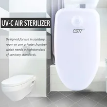 CSTT Pluggable UV lamp Air Sterilizer и Deordorizer, очиститель воздуха с отрицательными ионами с туалетным светом для пожилых людей(EU/UK/US/CN