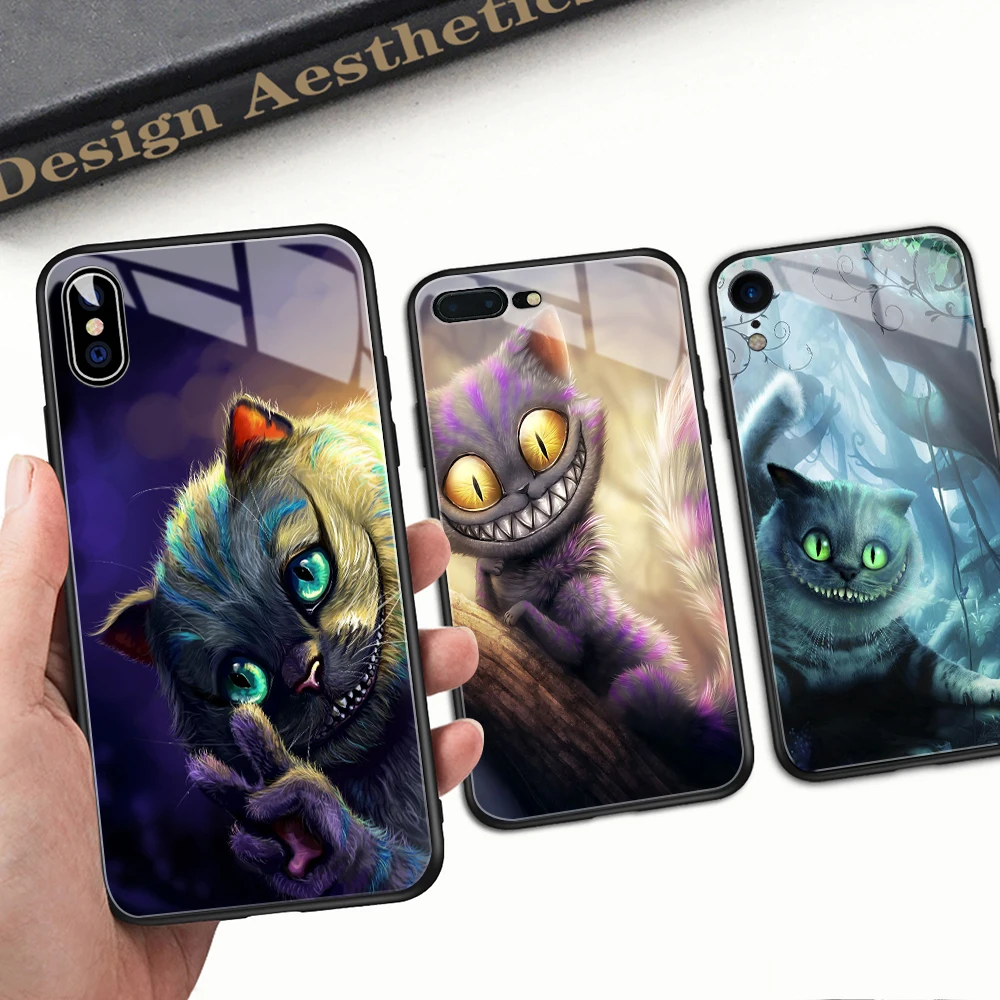 

FinderCase for Case iphone 7 Temapered Glass Hard Back Patterned Cover for iPhone 6 6S 7 8 plus X XR XS MAX 11 pro max