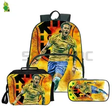 Mochila Neymar рюкзак школьные сумки для подростков девочек мальчиков рюкзак для ланча рюкзак женский дорожный сумки с пеналом