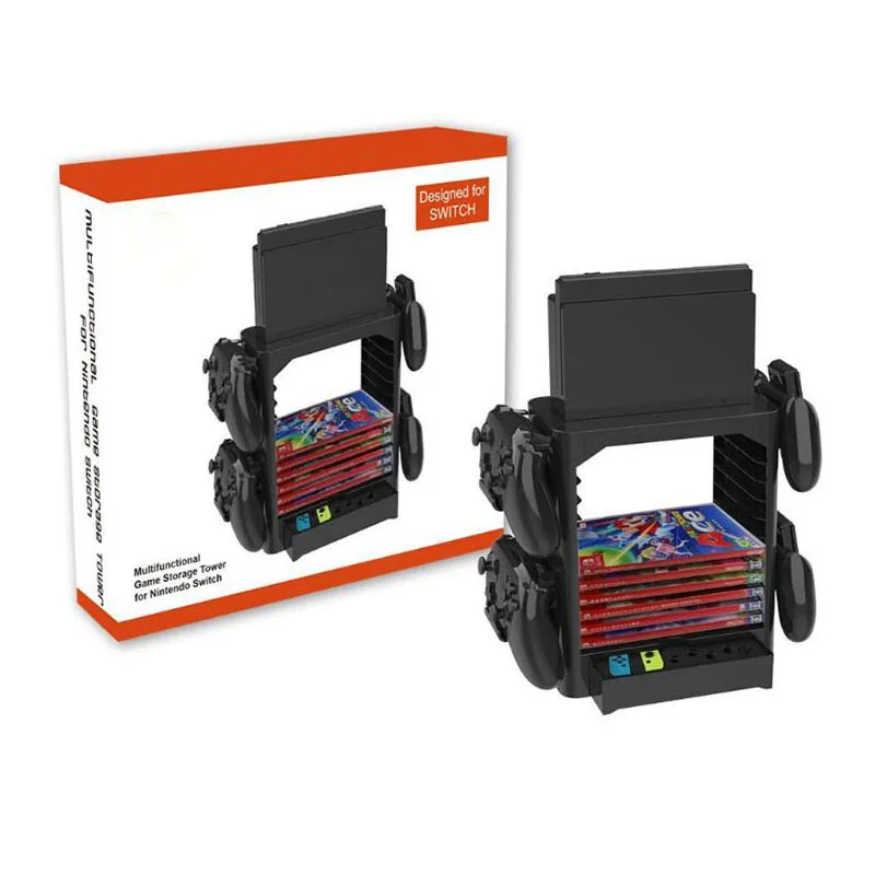 Multifunctional Game Storage Tower for Nintend Switch-9