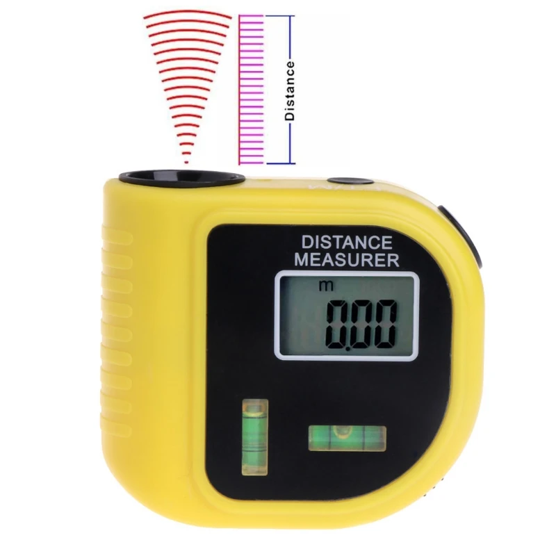 Мини Портативный дальномер электронный лазер измеритель расстояния 18 м цифровой ленты измерения площади угол линейка тестер инструмент