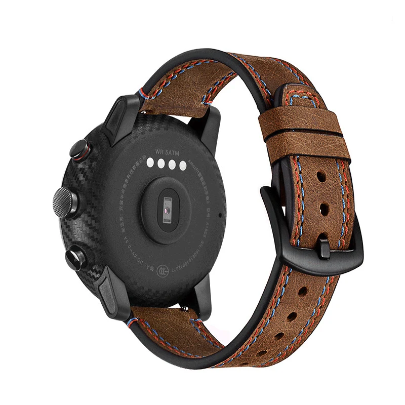 man's watch band for huami amzfit 1 2 for samsung gear s3 classic for huawei 2 pro (5)