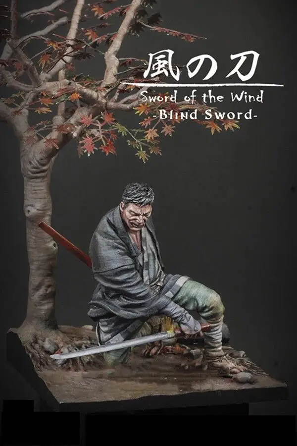 

1/24 Scale Japanese Samurai 75MM Unpainted Resin Model Kit figure Free Shipping