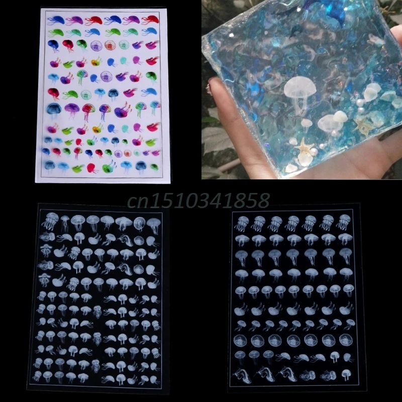 

Jellyfish Transparent Material Epoxy Mold Making Jewelry Filling For DIY Craft