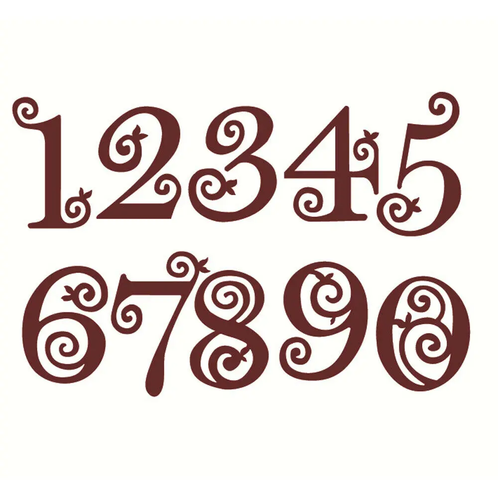 

Circle Lace Number Lace Numbers Metal Cutting Dies Stencil Embossing Card Craft Exquisite Photo Album Making Tool