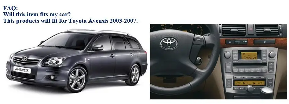 Sale 2GB Ram 8-Core 32GB Flash Android 6.01 Car Dvd Gps For Toyota Avensis 2003-2007 Support Steering wheel  DVR OBD SWC 3G 4G 1