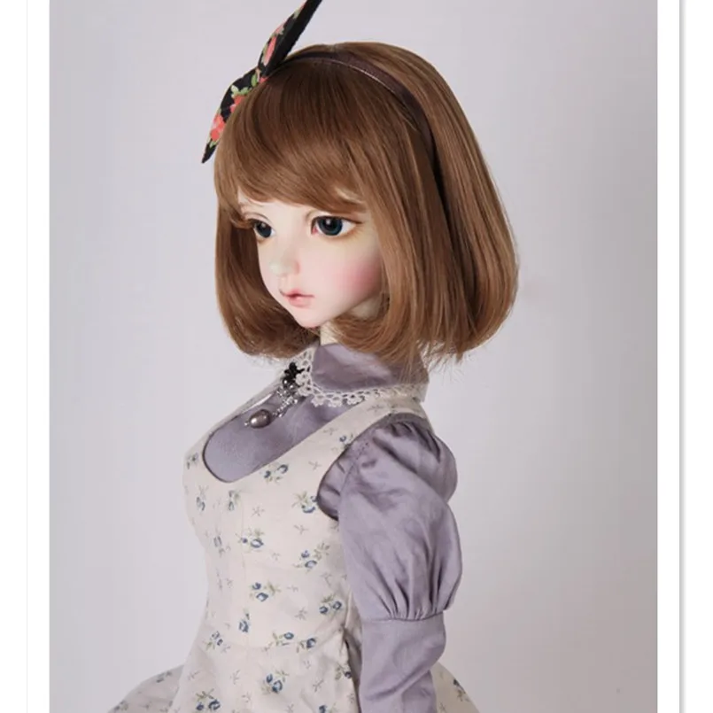 Модные BJD парик 1/3 1/4 1/6 BJD кукла парики для мягкого плюша; аксессуары для куклы, красивые короткие искусственные волосы для кукол для куклы игрушки аксессуары