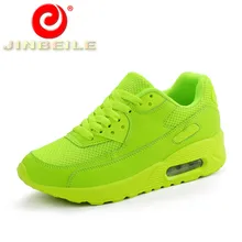 JINBEILE Newest Spring Autumn Running Shoes Outdoor Comfortable Women Sneakers Shoes Breathable Men Sport Shoes Size 35-44