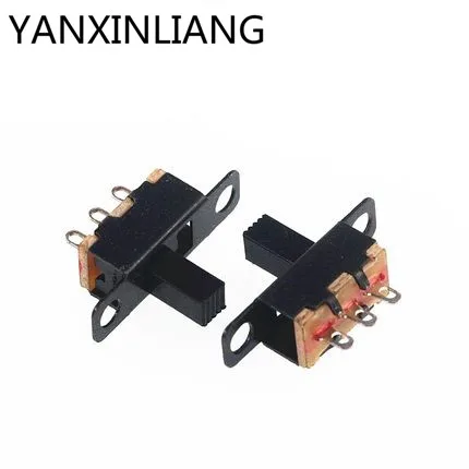 

10Pcs SS12F15 SS12F15VG4 Toggle Switch 3PIN 1P2T Slide Switch Handle high 4mm
