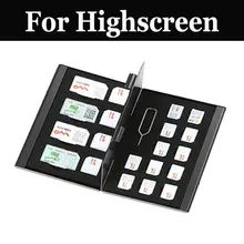 21 в 1 алюминиевая карта памяти коробка для Highscreen Boost 3 SE EASY F PRO L S Pro XL Fest Pro XL power Five EVO Max 2