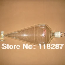2000 мл(2L) грушевидная делительная воронка, капельная Воронка с прямая законцовка