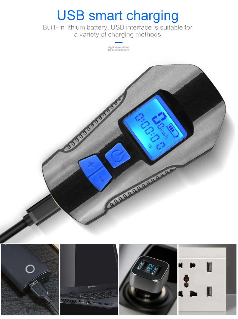 Cheap 4 modes USB Bicycle Light Lamp Bike Computer 6 Horn Modes Flashlight Bike Speedometer Cycle LED Front Display Bicycle headlight 1 Cheap 4 modes USB Bicycle Light Lamp Bike Computer 6 Horn Modes Flashlight Bike Speedometer Cycle LED Front Display Bicycle headlight 1