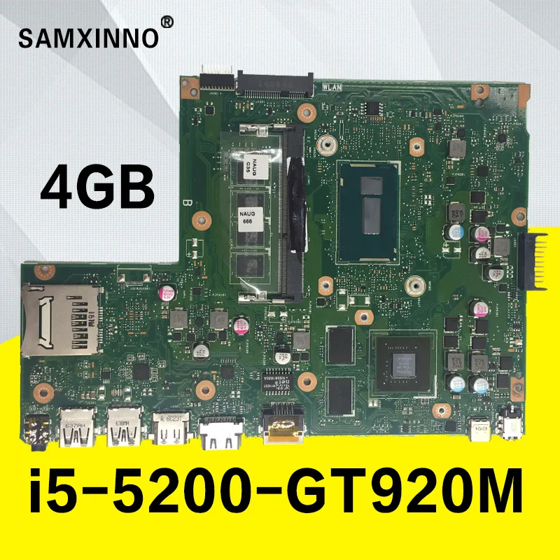 X540LJ GT920M i5 5200U процессор 4 Гб ОЗУ материнская плата для ASUS X540L F540L ноутбука 100%