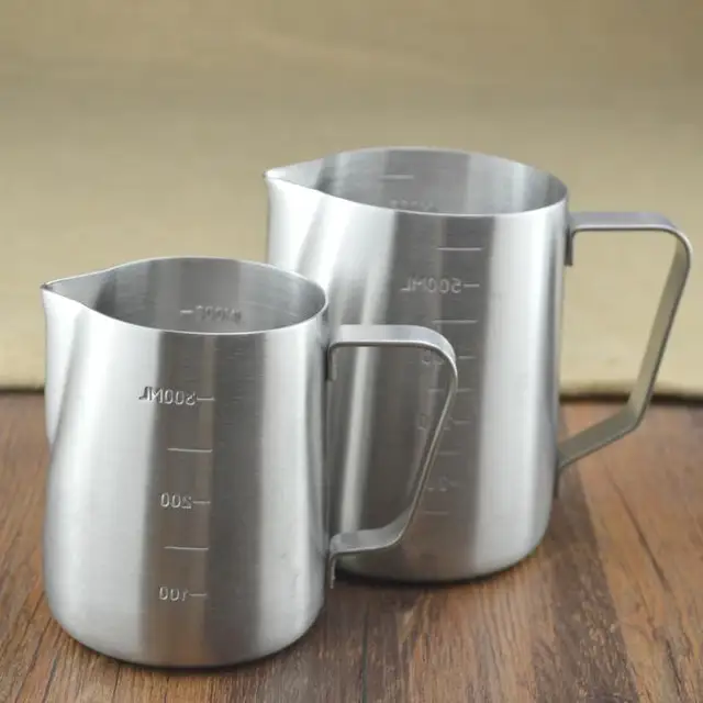 Stainless Steel Milk Frothing Pitcher Coffee Frothing Jug Non stick