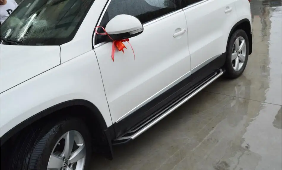 Для Volkswagen VW Tiguan 2009.2010.2011.2012 автомобильные беговые доски авто боковые ступенчатые