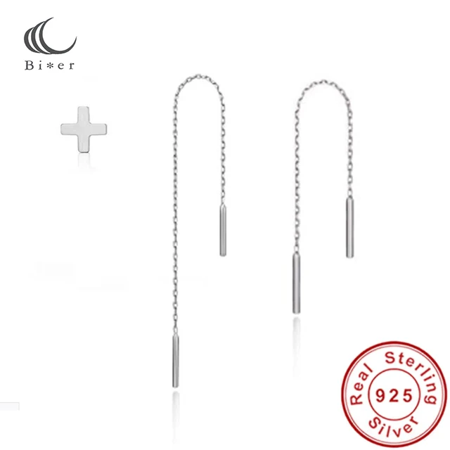 3pcs Set 925 Sterling Silver Rose Gold Cross Ear Stud Earring U 3pcs Set 925 Sterling Silver Rose Gold Cross Ear Stud Earring U Shape