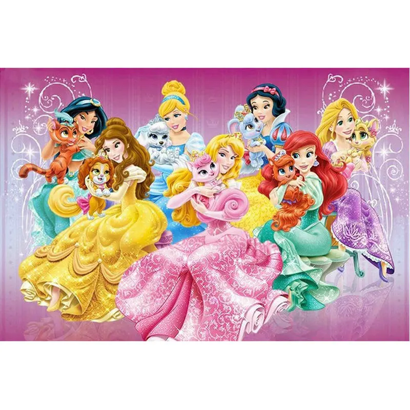 

DIY 5D Diamond Embroidery Crystals Diamond Mosaic Picture FULL Square Diamond Painting Stitch kits room decor princess